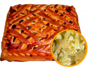Пирог с капустой и яйцом, 1 кг